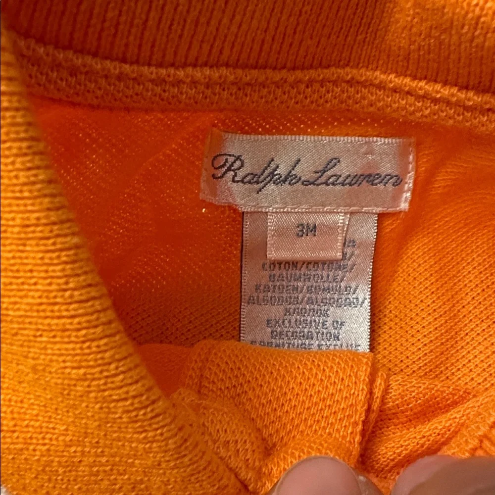 RALPH LAUREN mesh polo coverall